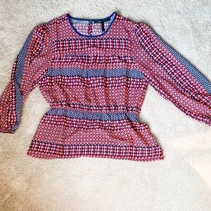 BXBGMaxAzria print blouse Medium